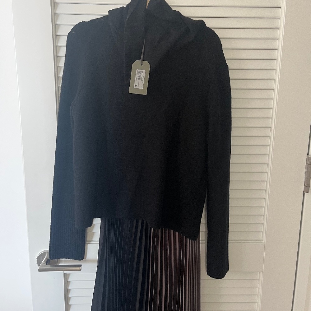 All Saints Slip Dress and Sweater